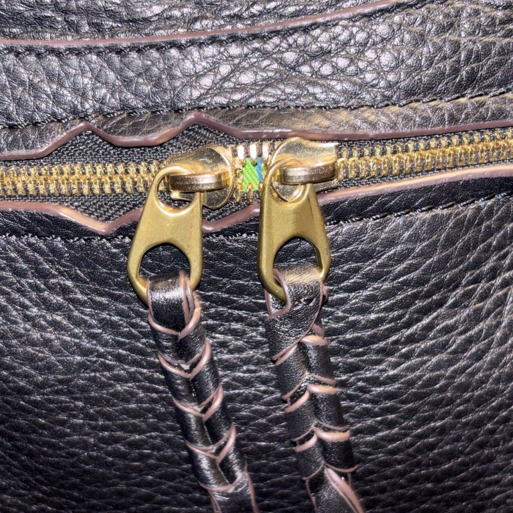 orYANY Sarah Leather Bag with Gold Accents - Picture 15 of 17